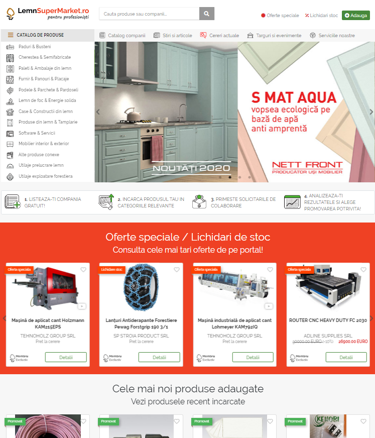 lemnsupermarket site